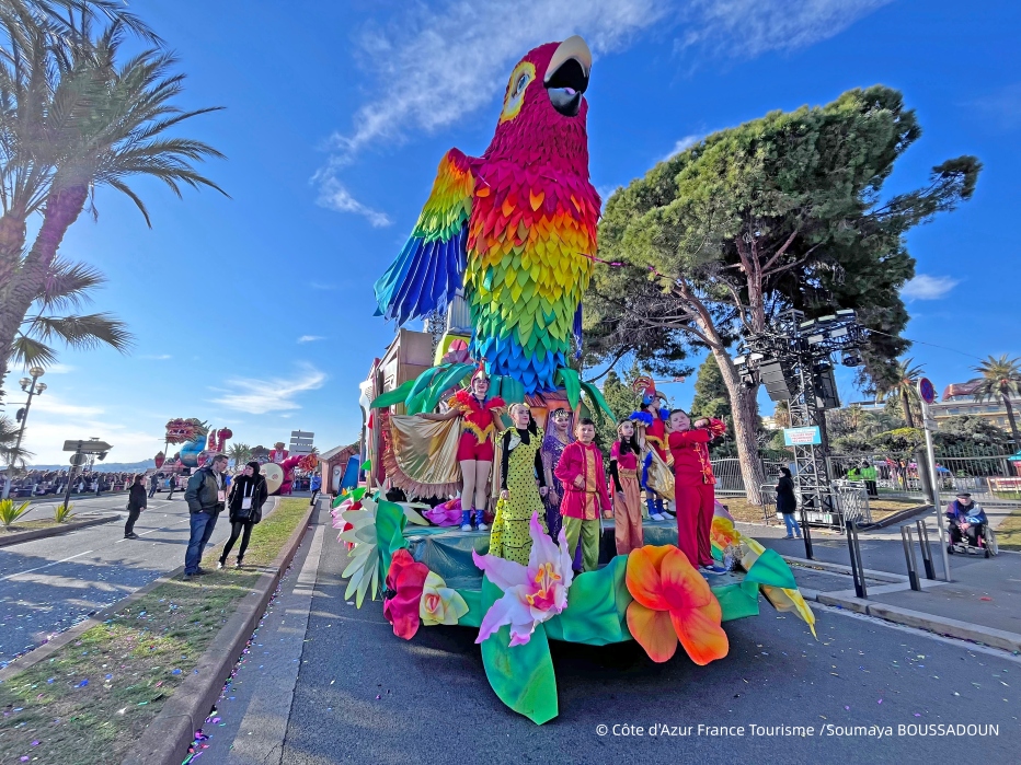 法国尼斯嘉年华节日上的花车.JPG